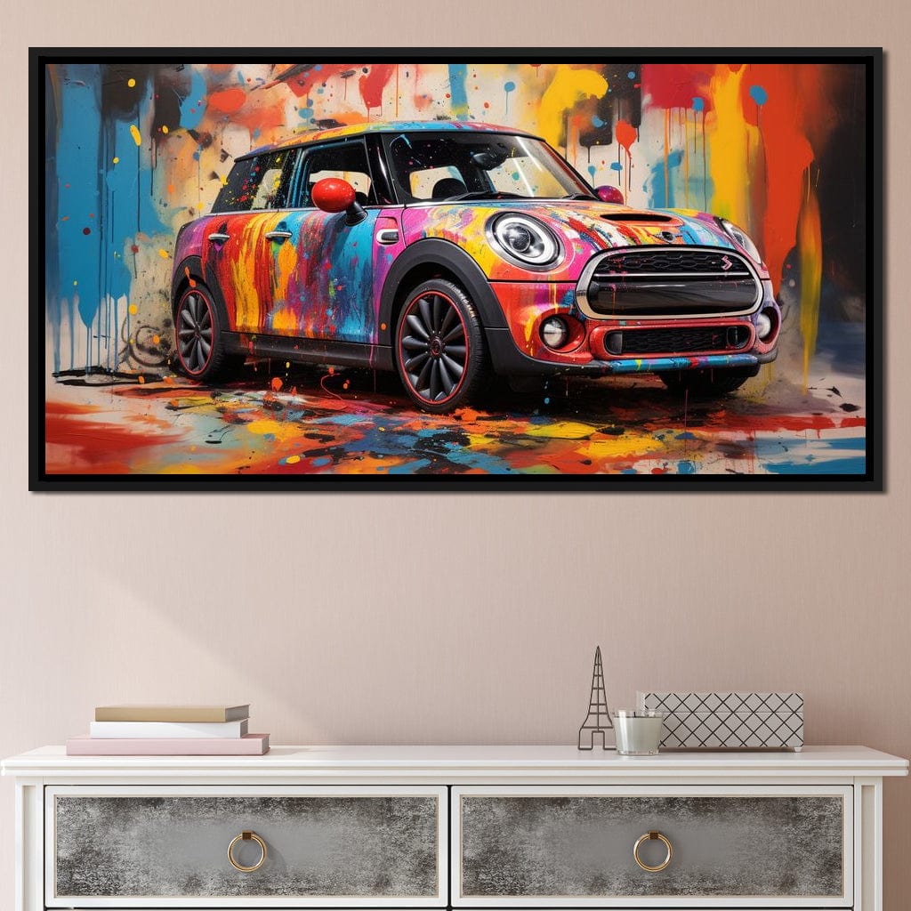 Mini Coop Canvas Wall Art