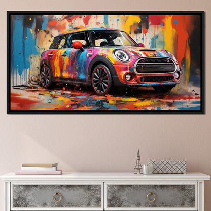 Mini Coop Canvas Wall Art