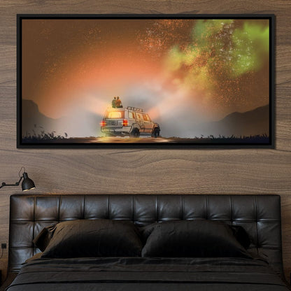 Admiring the Milky Way Canvas Wall Art