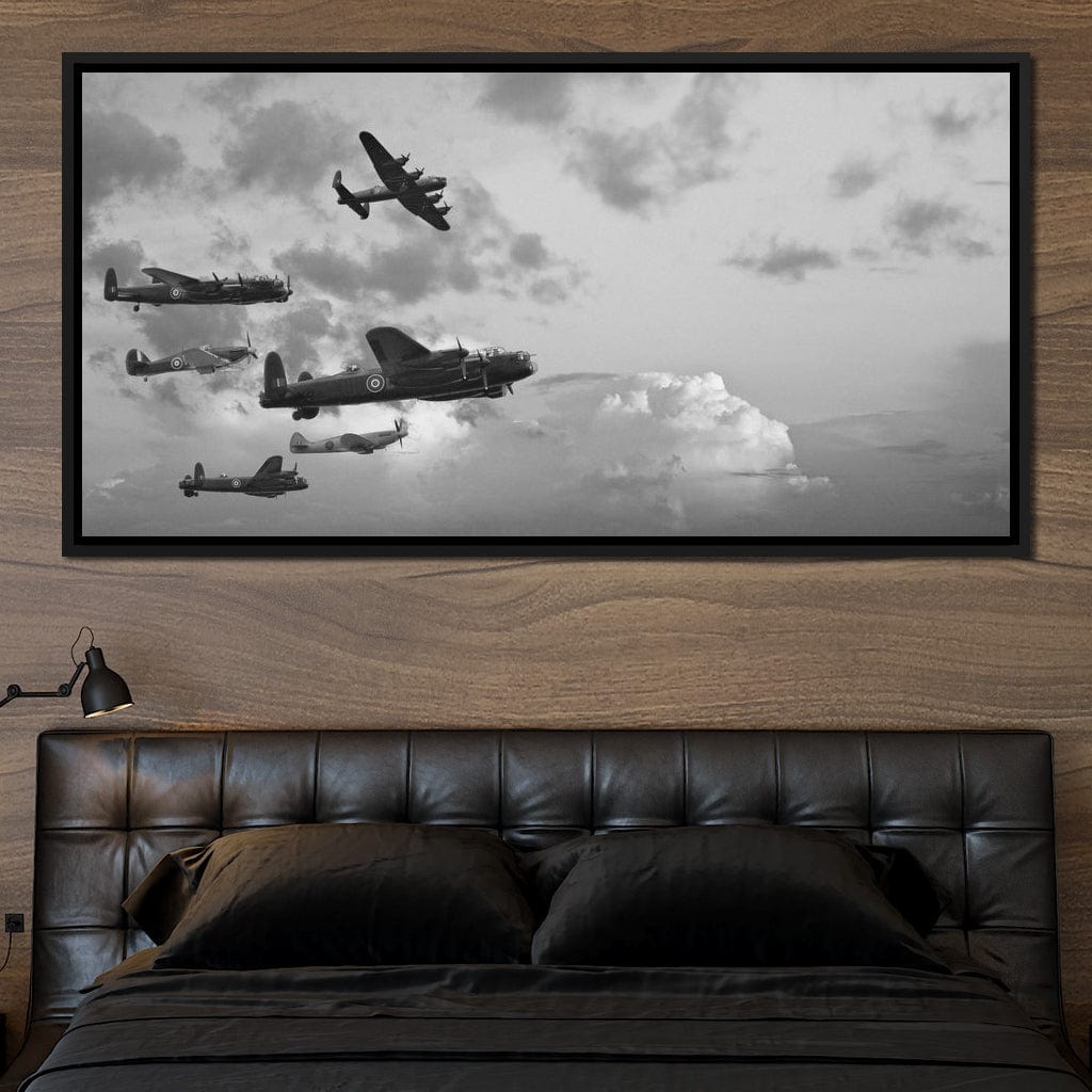 World War 2 Airplanes Canvas Wall Art