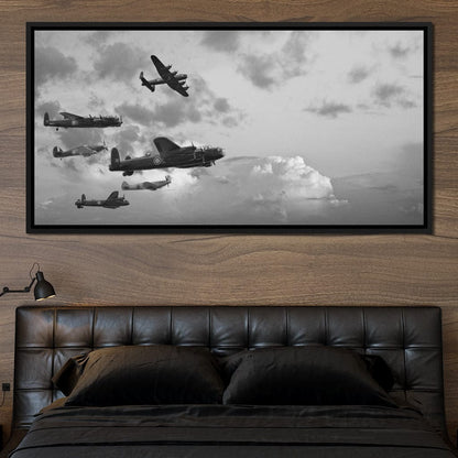 World War 2 Airplanes Canvas Wall Art