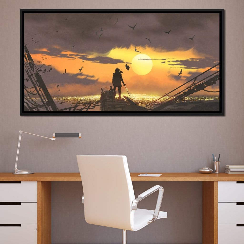 Ruins of Agony Canvas Wall Art