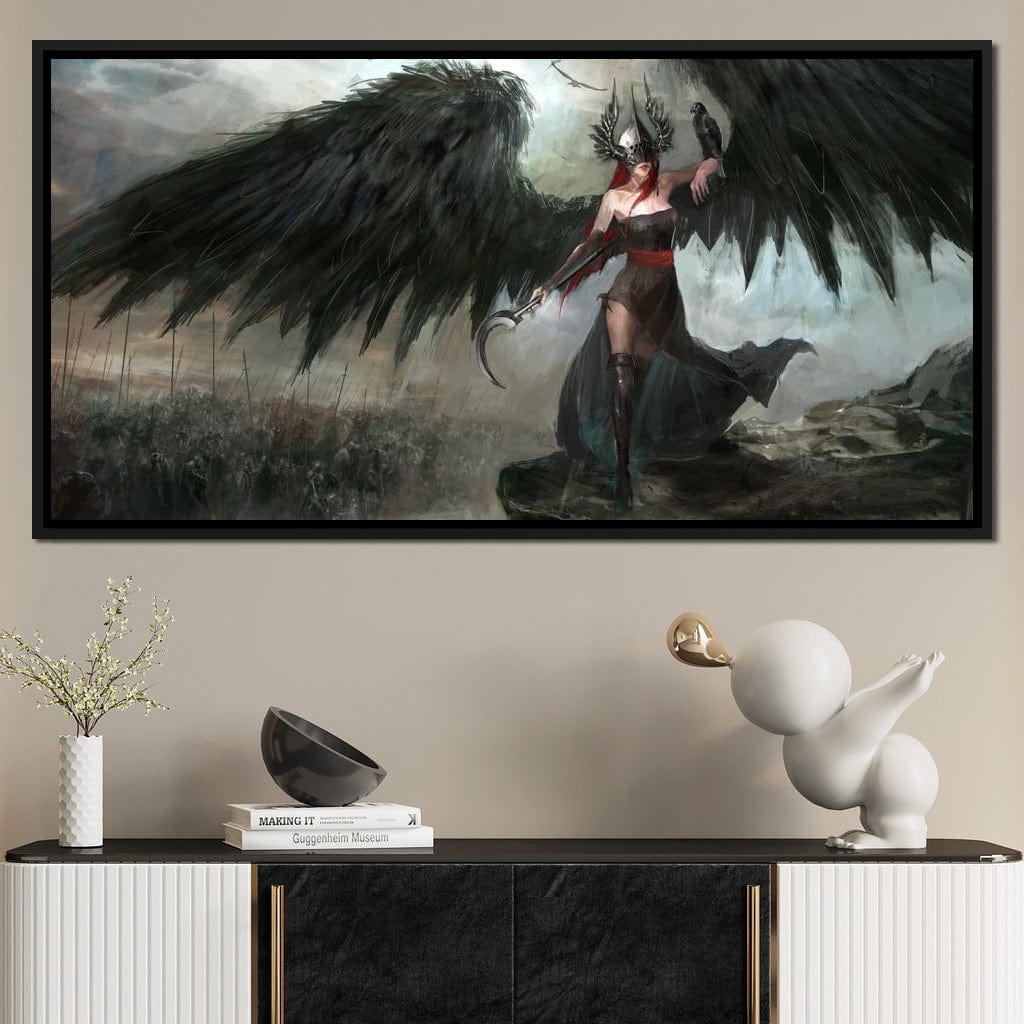 Dark Crow General Canvas Wall Art