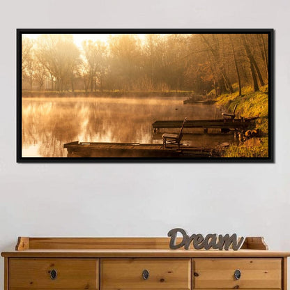 Relaxing Lake Canvas Wall Art
