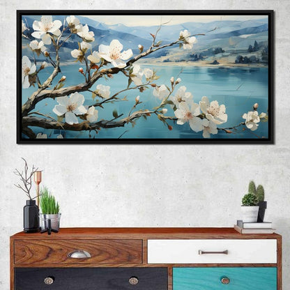 Blooming Almond Tree 1 Canvas Wall Art