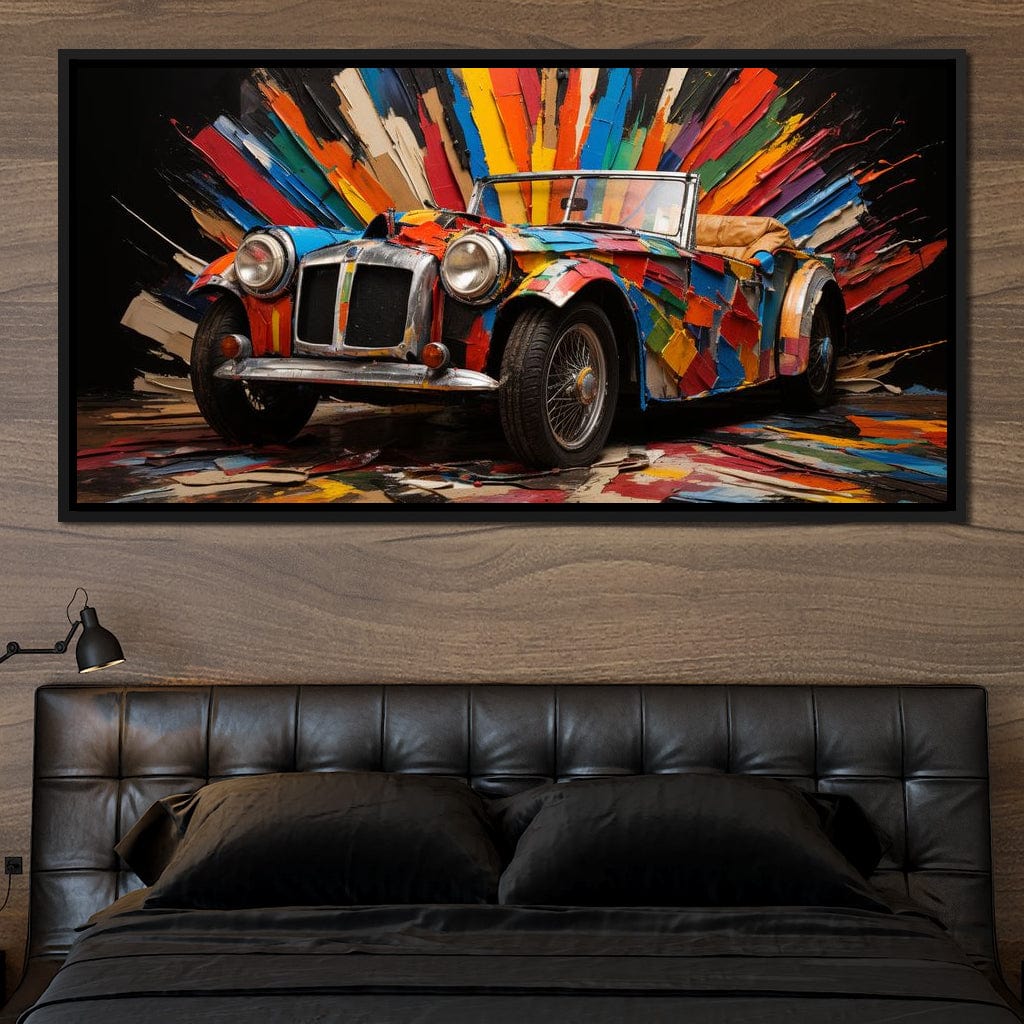 MG Roadster Canvas Wall Art