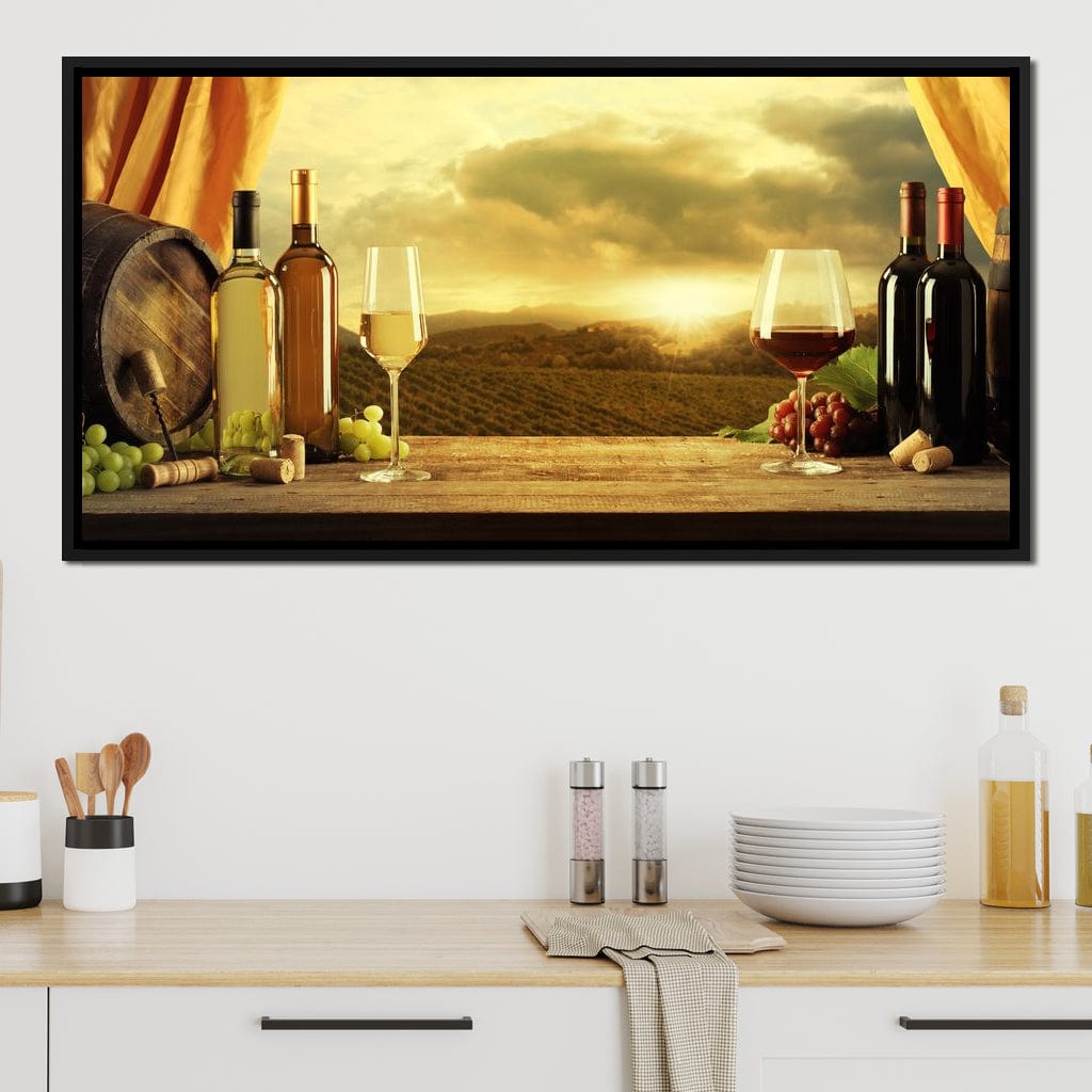Vineyard View Canvas Wall Art