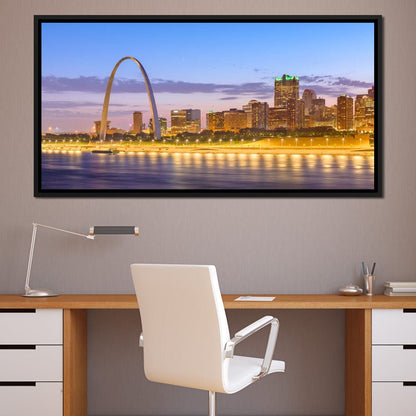 St Louis Skyline Canvas Wall Art