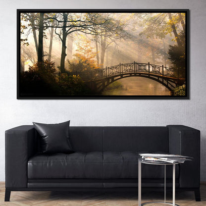 Park Bridge Canvas Wall Art