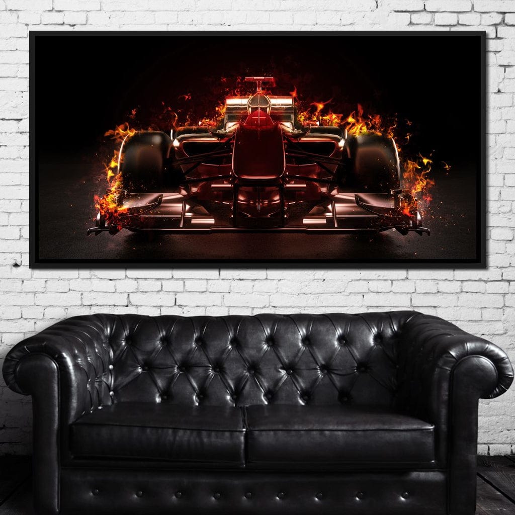 The Fastest Car Canvas Wall Art