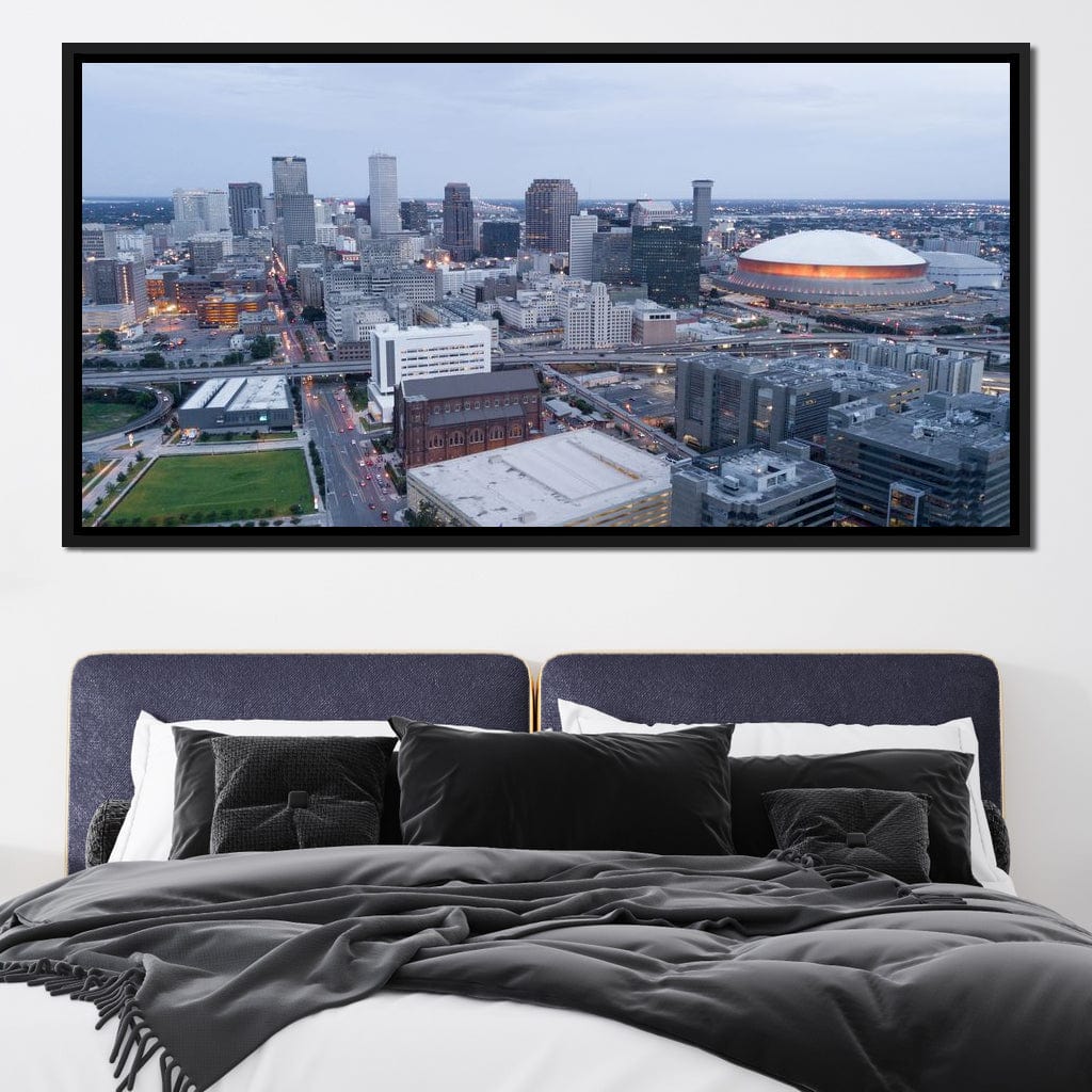 New Orleans Skyline Canvas Wall Art