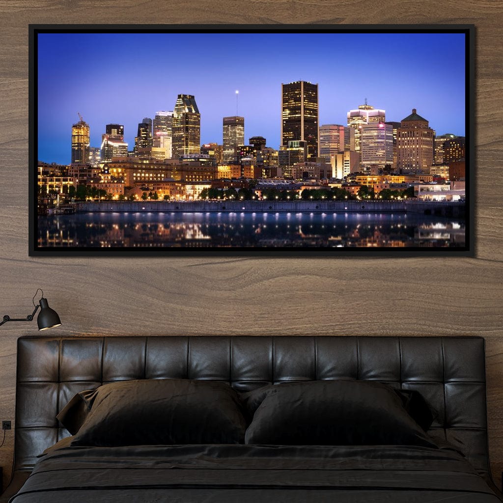 Montreal Skyline Canvas Wall Art