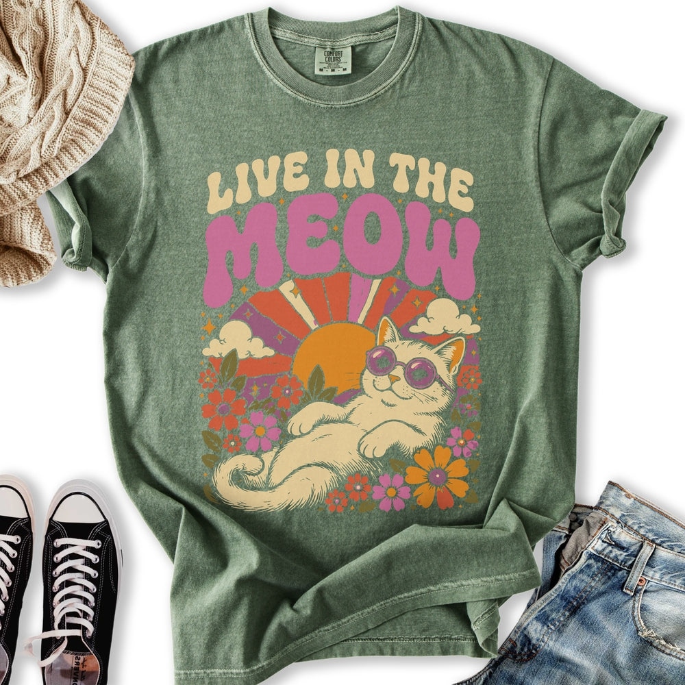 Live In The Meow Relaxed Tee