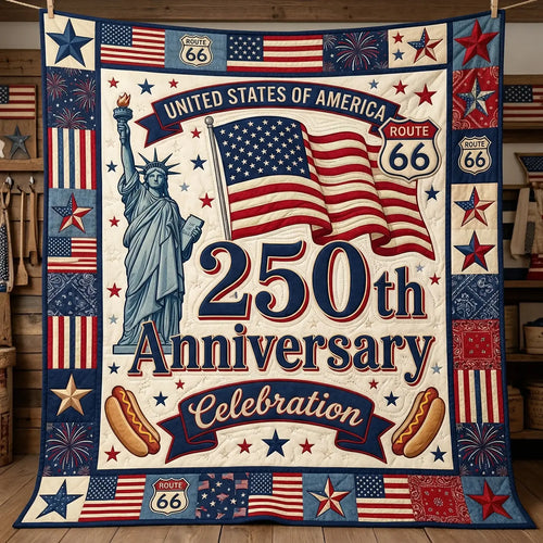 250th Anniversity Celebration Quilt Blanket