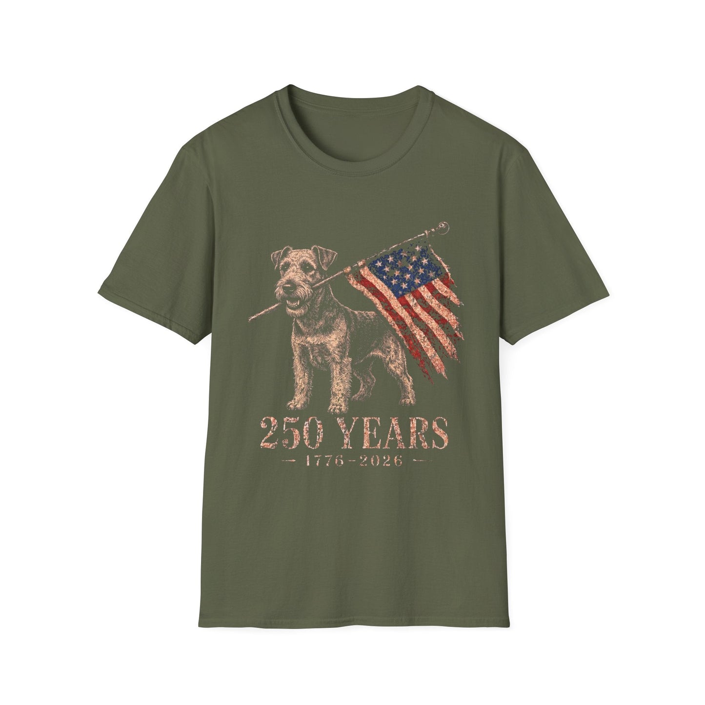 Welsh Terrier USA 250 Years Tee