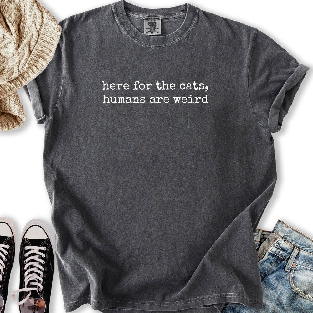 Here For The Cats Relaxed Tee