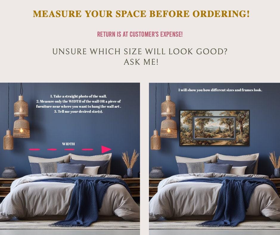 Halloween Village Canvas | Gothic Wall Art With Black Cat & Full Moon Scene