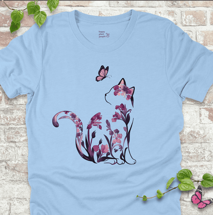 Floral Cat T-Shirt