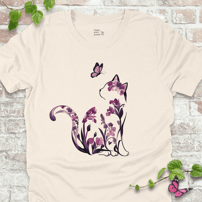 Floral Cat T-Shirt