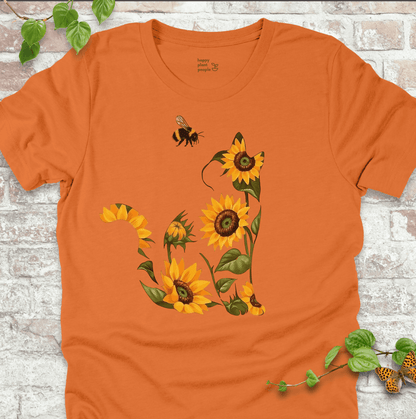 Sunflower Cat T-Shirt