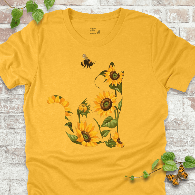 Sunflower Cat T-Shirt