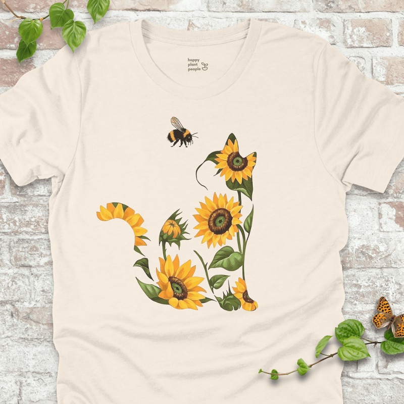 Sunflower Cat T-Shirt