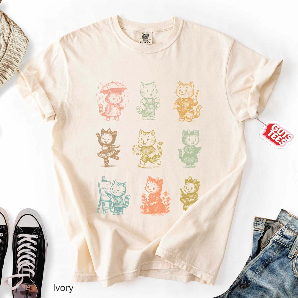 Vintage Kitten Relaxed Tee