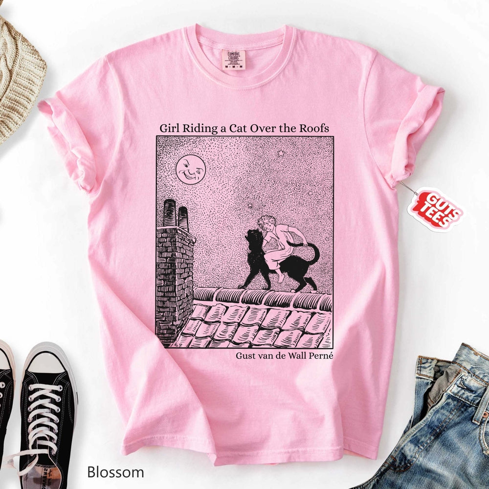 Quirky Vintage Art Relaxed Tee