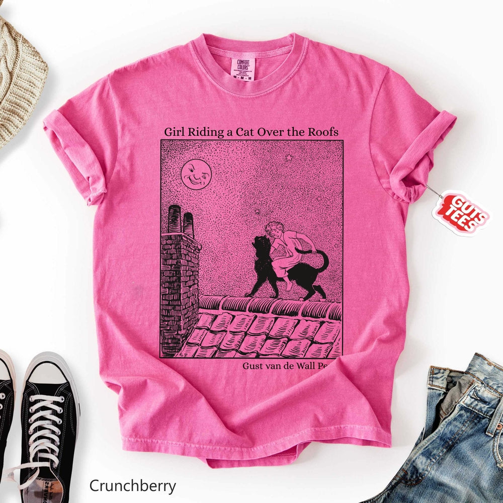 Quirky Vintage Art Relaxed Tee