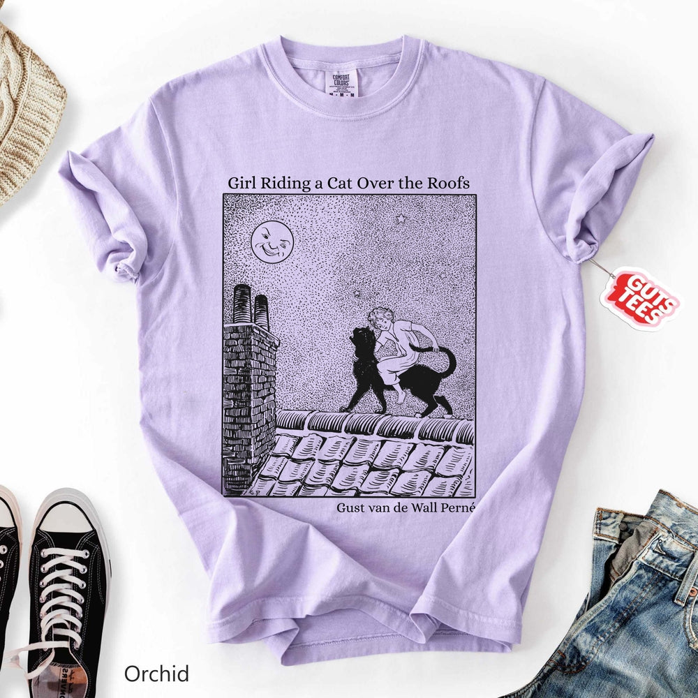 Quirky Vintage Art Relaxed Tee