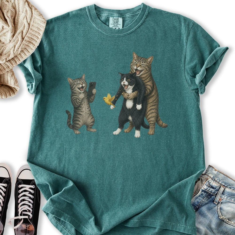 Cat Heimlich Prank Relaxed Tee