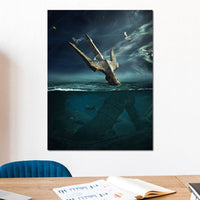 Last Hope - Poseidon Canvas Wall Art
