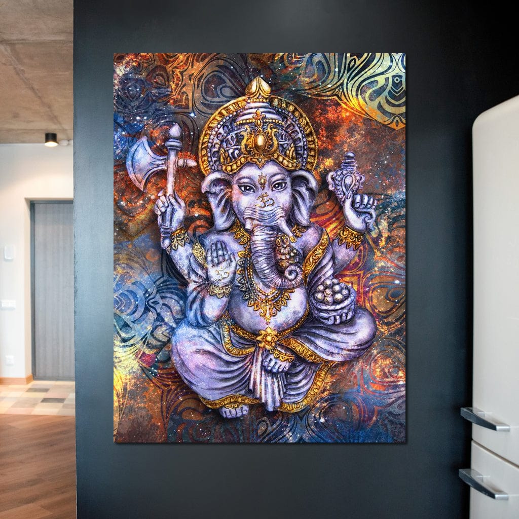 Spiritual Ganesha Canvas Wall Art