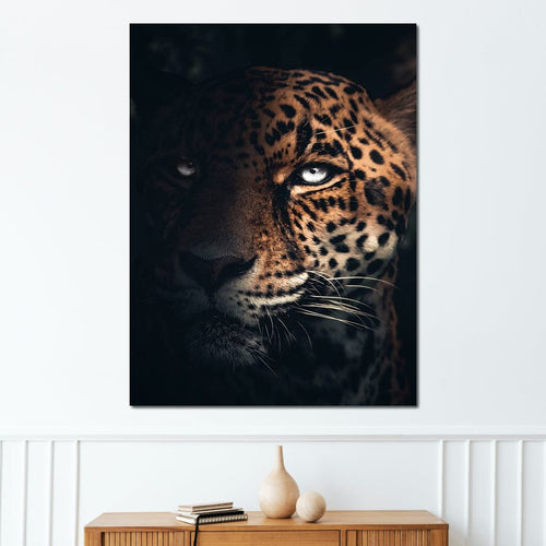 Jaguar Half Canvas Wall Art