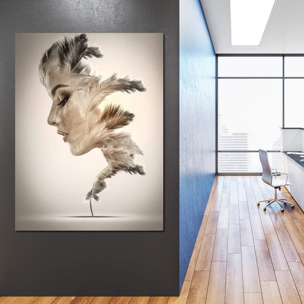 Feathers Canvas Wall Art