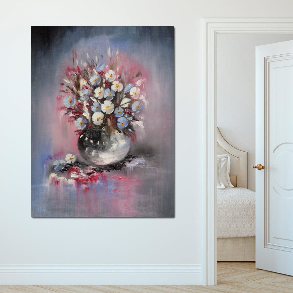Beautiful Flowers Vase Canvas Wall Art