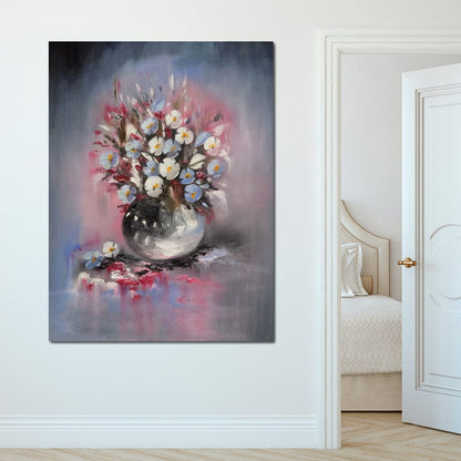 Beautiful Flowers Vase Canvas Wall Art