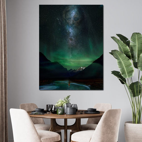 Odin Viking Funeral Boat - KitConcepts Canvas Wall Art