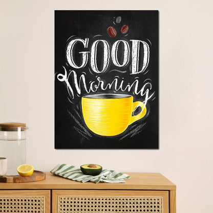 Good Morning Canvas Wall Art