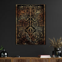 Zodiac sign Gemini Canvas Wall Art