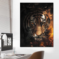 Tiger Sparkles Canvas Wall Art