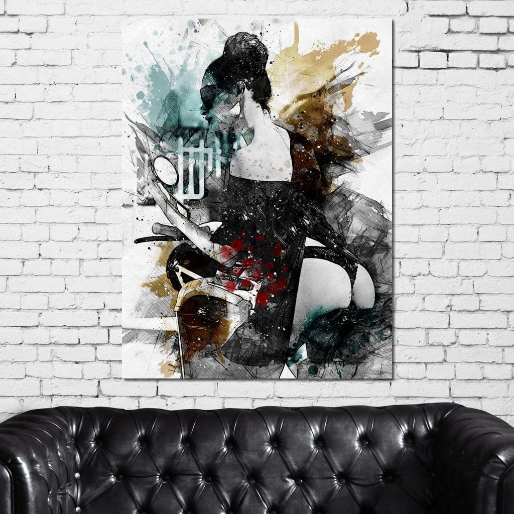 Sensuel a Paris Canvas Wall Art