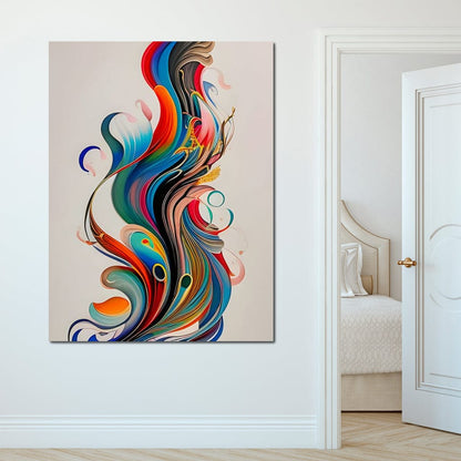 Colorful Contemporary Art 053 Canvas Wall Art