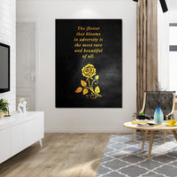 The Flower That Blooms Canvas Wall Art