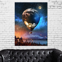 Earth Canvas Wall Art