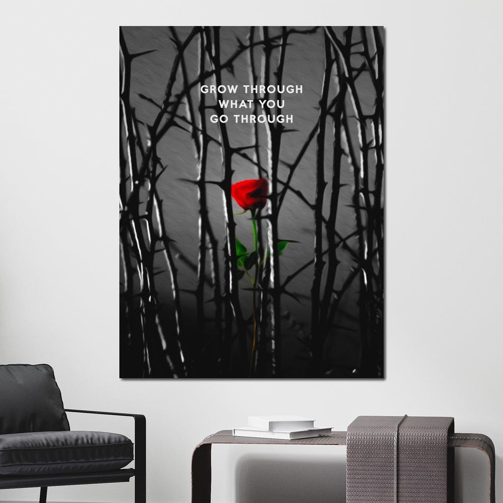 Grow Through Canvas Wall Art