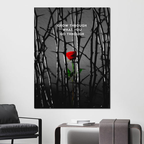 Grow Through Canvas Wall Art