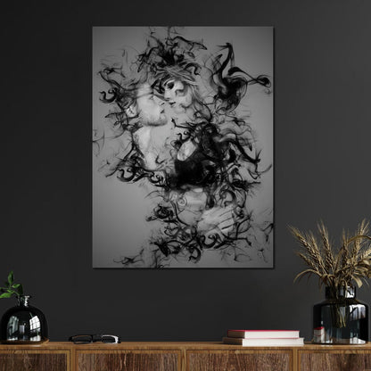 The Smoke Collection 06 Canvas Wall Art