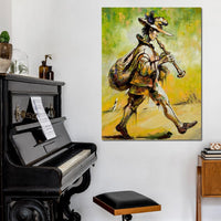 Wandering Troubadour Canvas Wall Art