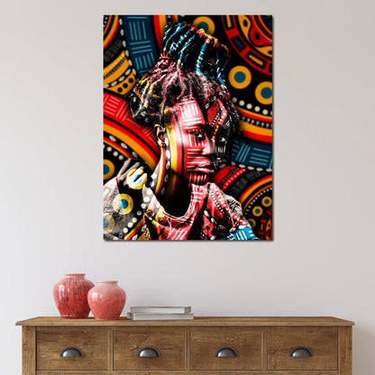 Colorful Portrait Canvas Wall Art